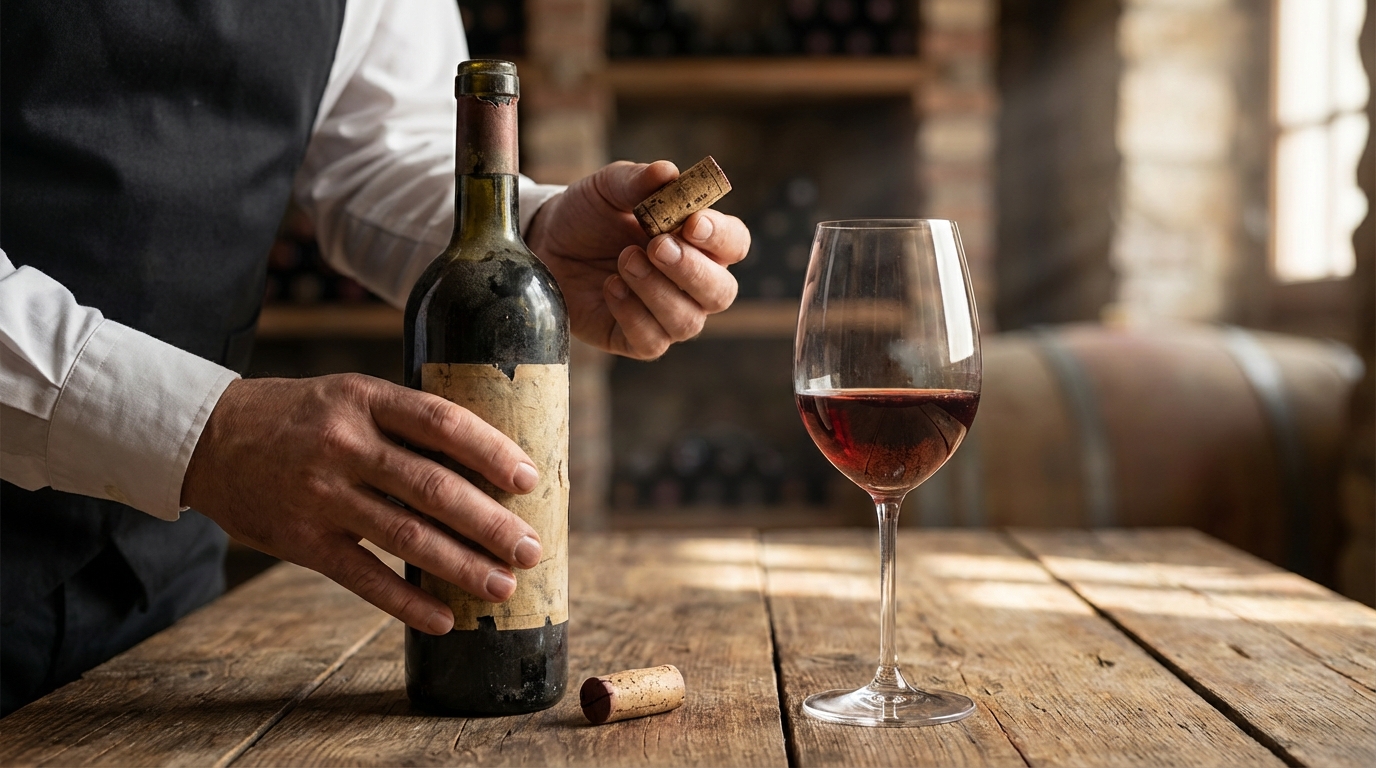 古いワインが飲めるか判断する3つのチェックポイント