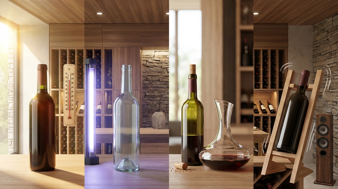 ワインが劣化する4つの原因