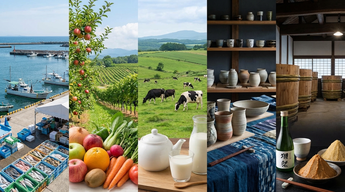 ランキング上位5産地の特徴と強み