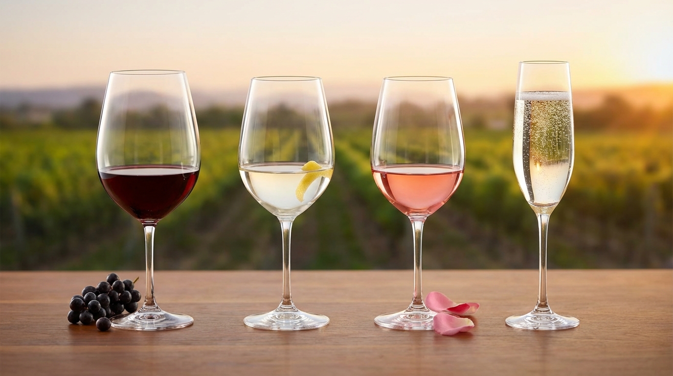 【結論】ワインの味を赤・白・ロゼ・スパークリング別に一言で解説