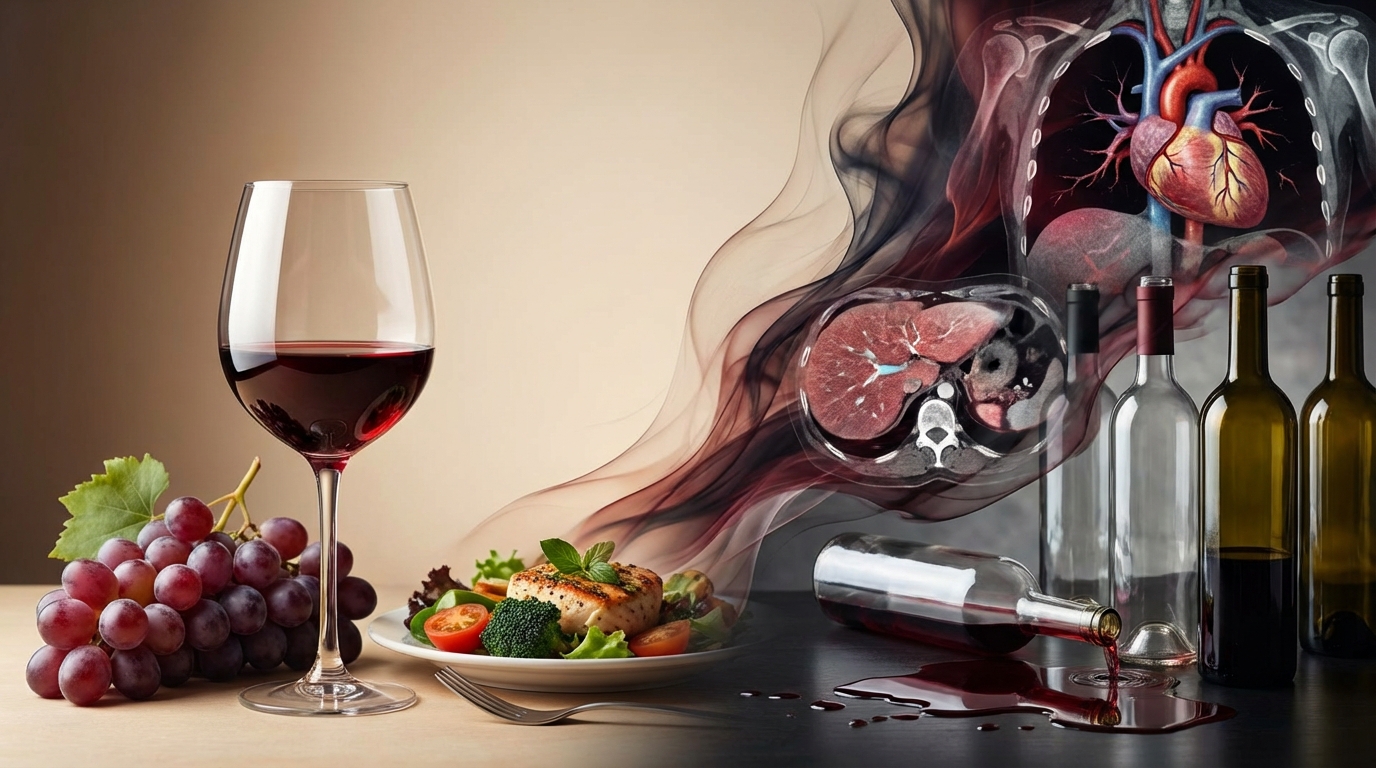 ワインの適量と飲みすぎによる健康リスク