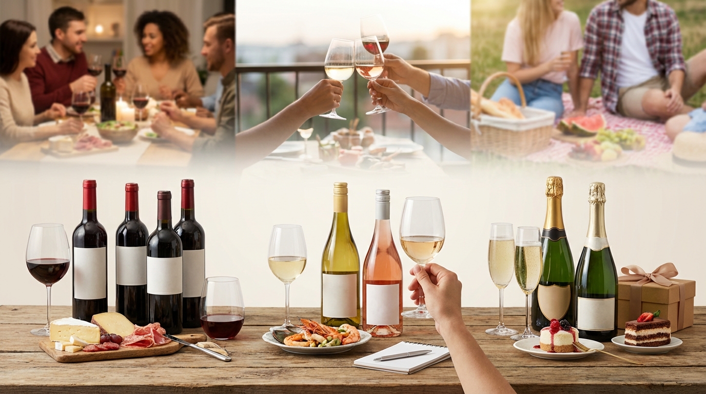 【シーン別】失敗しないワインの選び方ステップガイド