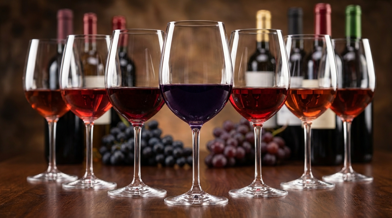 シラーと他の赤ワイン品種の違いを比較