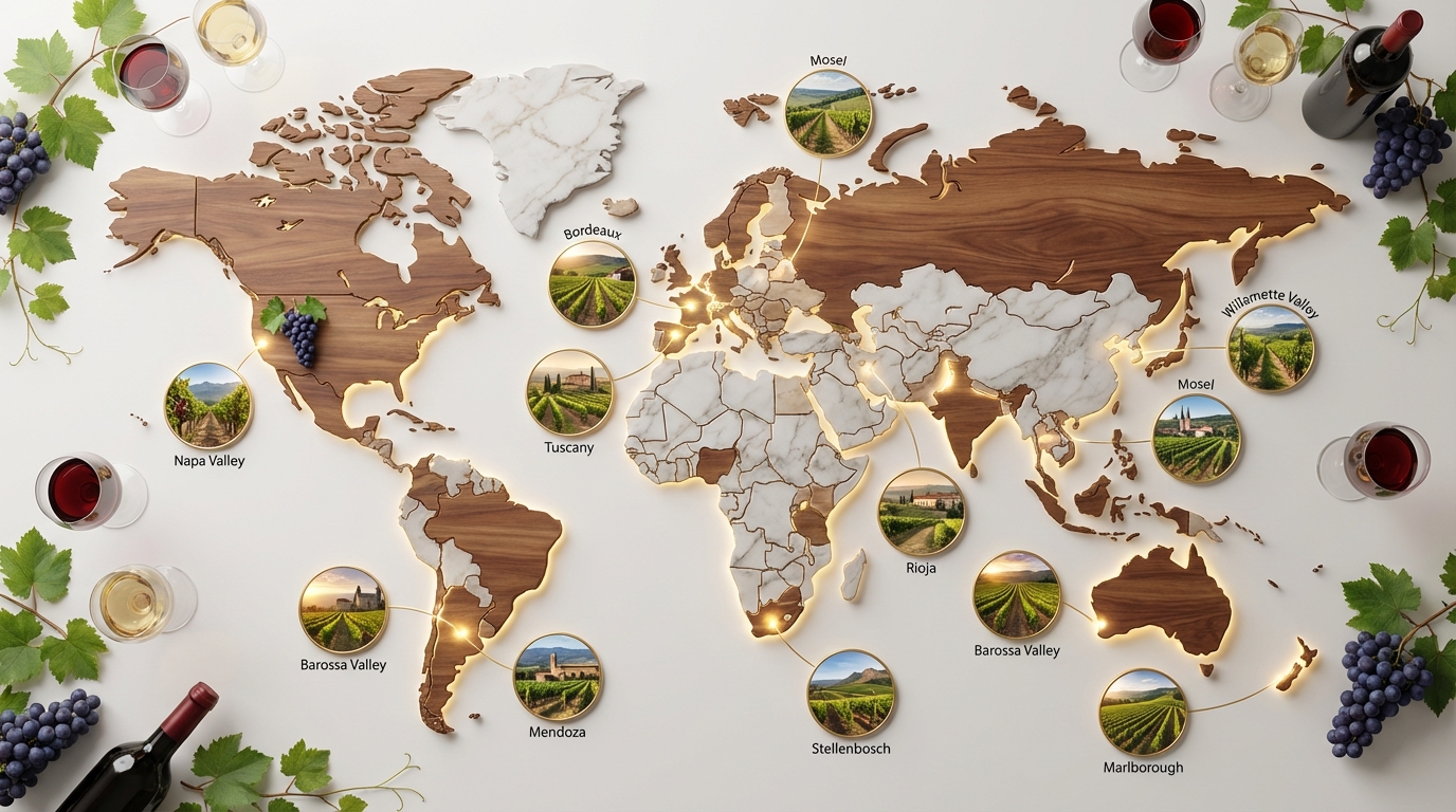 まず押さえたい世界のワイン産地10選【一覧マップ付き】