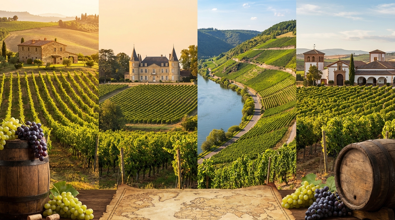 【旧世界】ヨーロッパのワイン産地と特徴