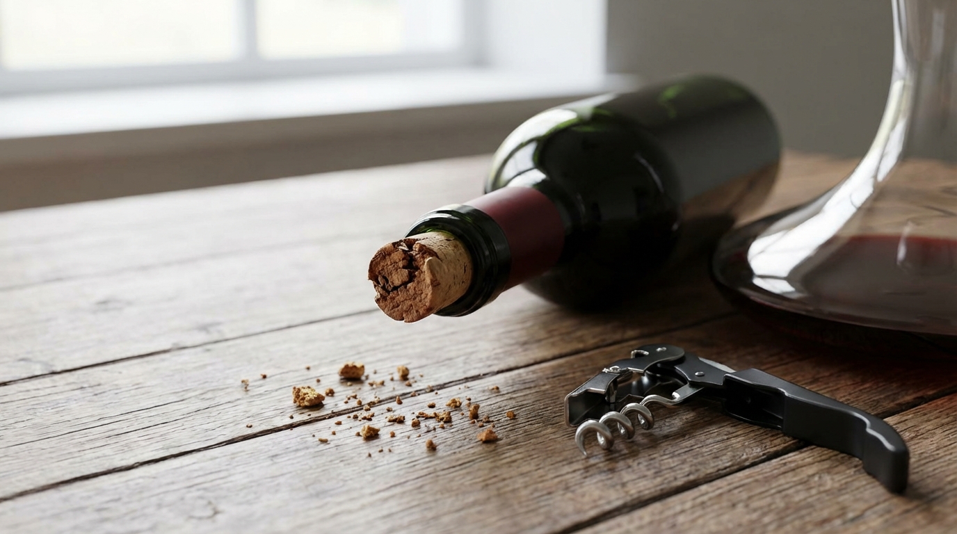 コルクが折れた・ボロボロで開かないときの対処法