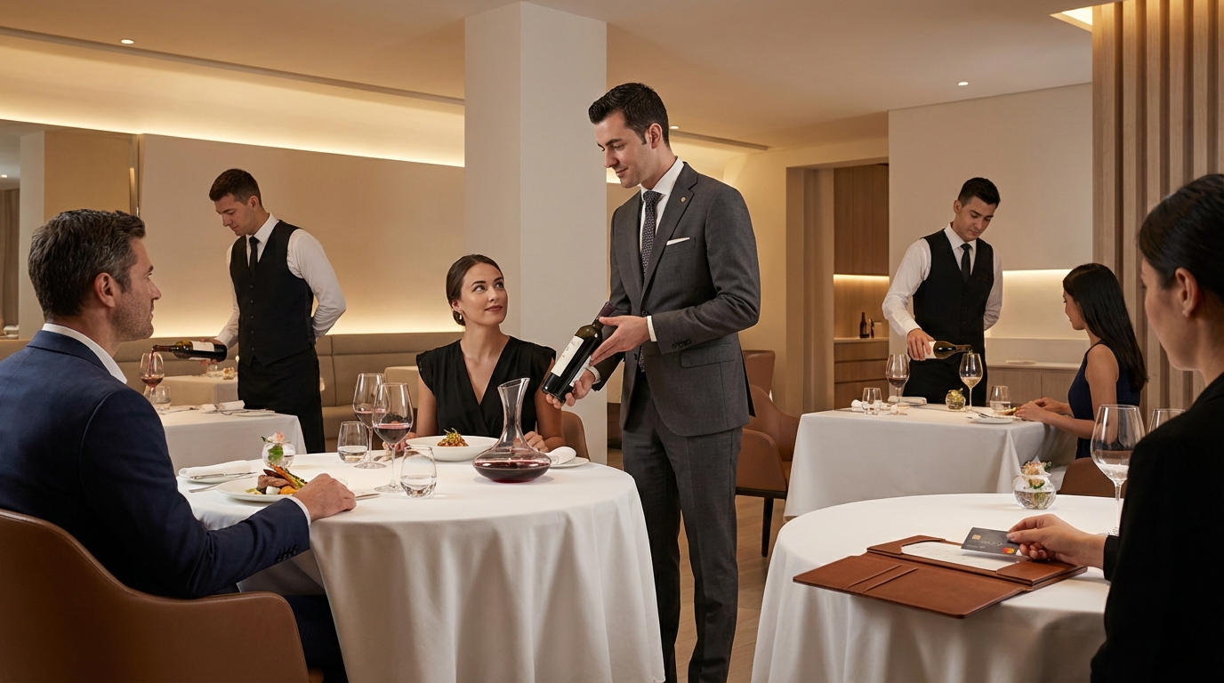 レストランでのワインマナー｜注文から会計までの流れ