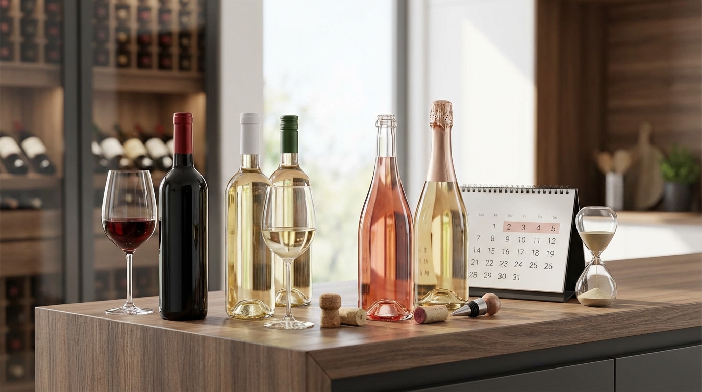 【結論】ワインは開封後3〜5日が保存の目安｜種類別の期間一覧