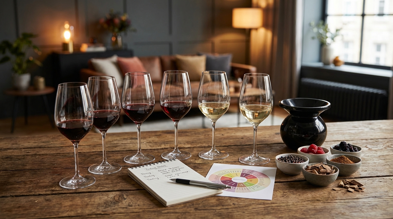 自宅でできるワインテイスティングの練習方法