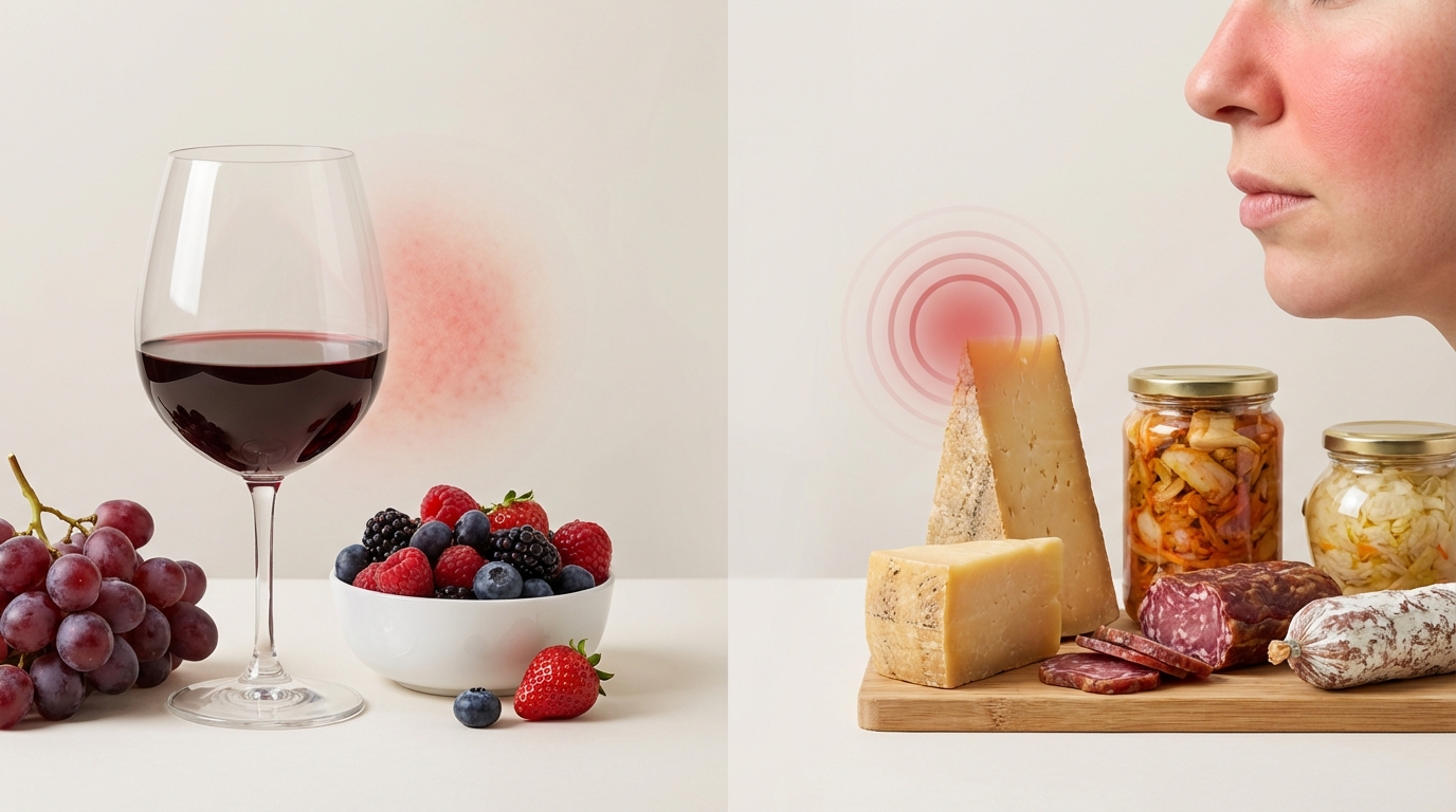 ワインアレルギーとヒスタミン不耐症の違い