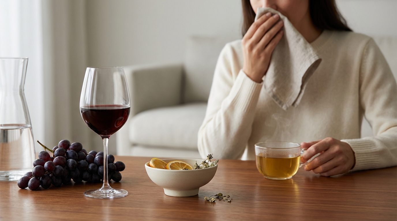 ワインでくしゃみが出るときの5つの対策