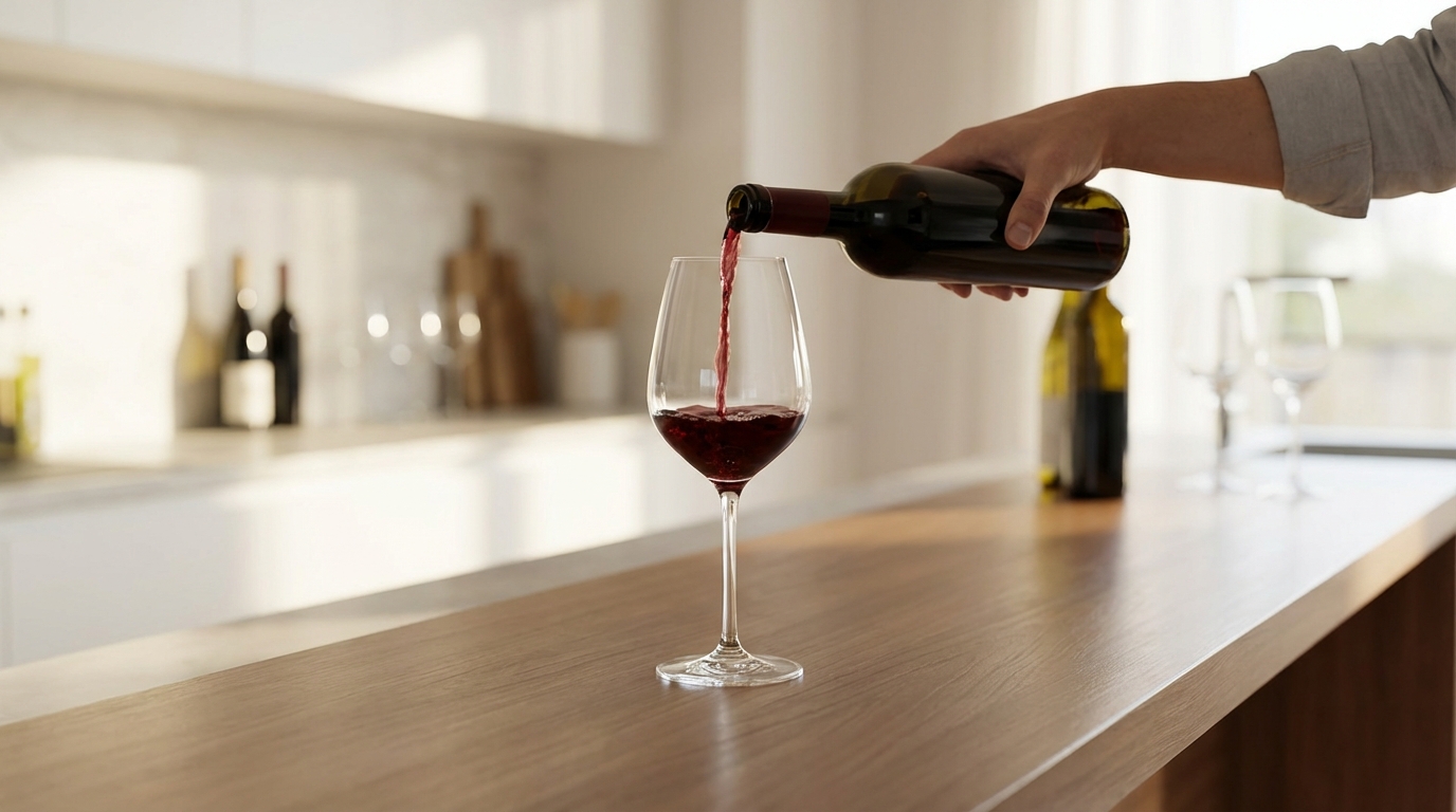 【結論】ワインを注ぐ量はグラスの1/3（約100〜125ml）が基本