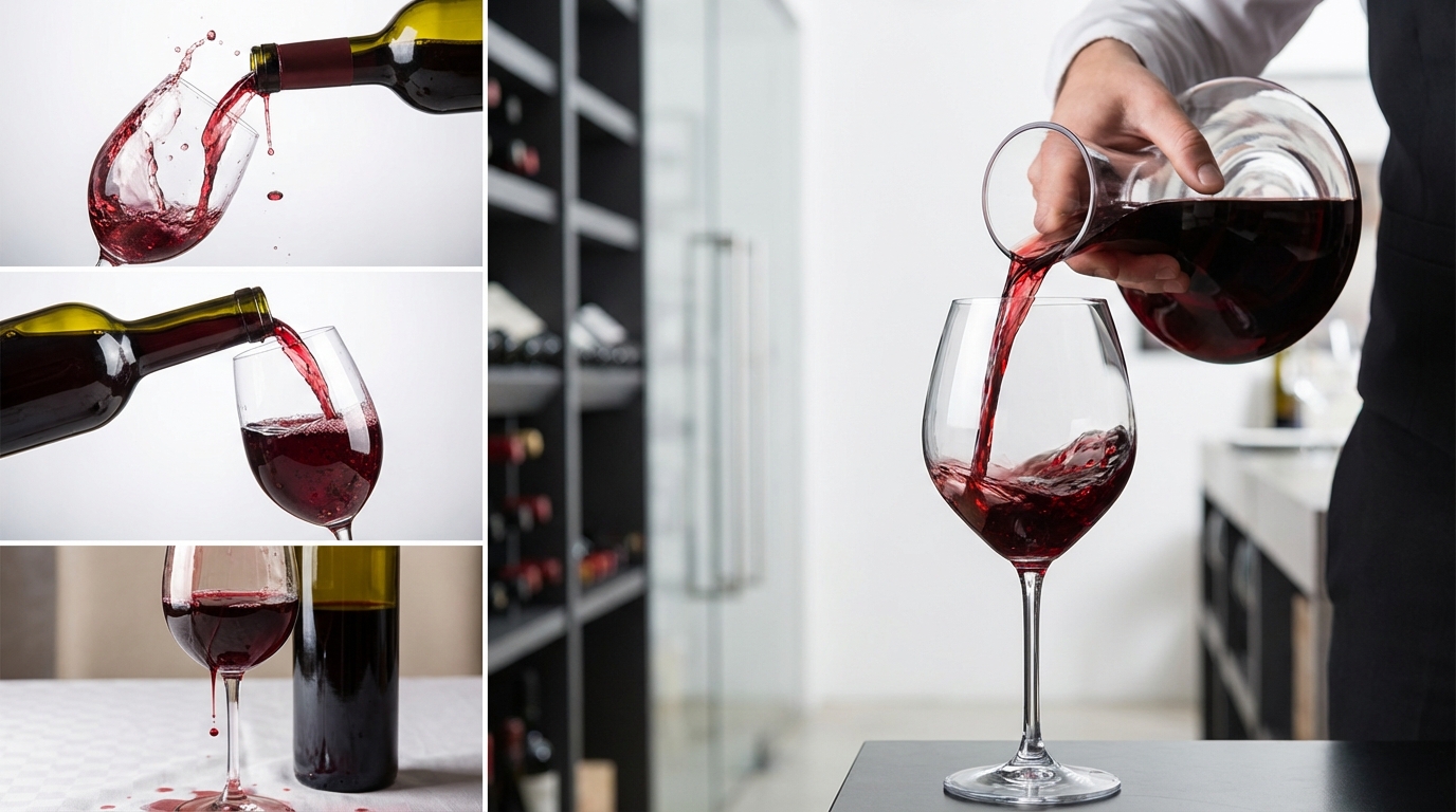 ワインを注ぐときにやりがちなNG例3選と対処法