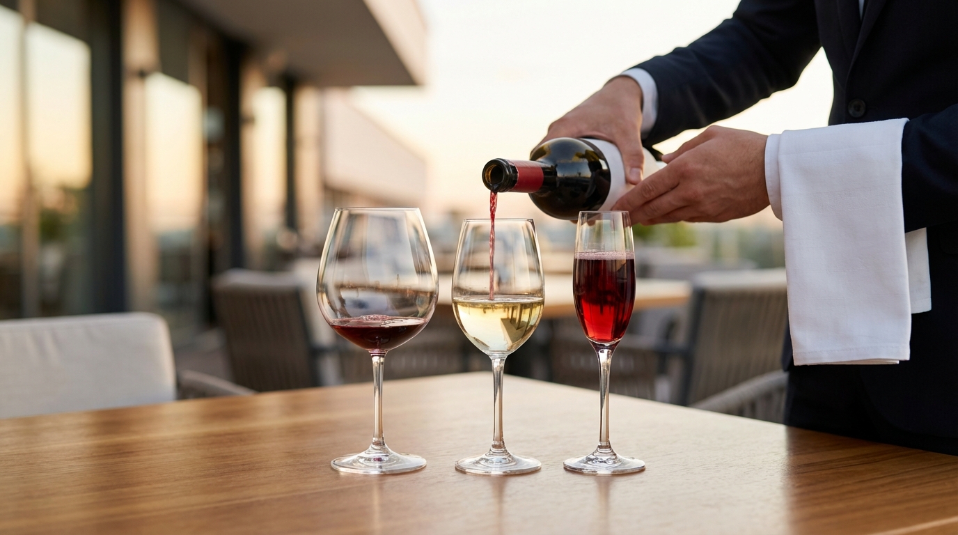 シーン別｜ワインを注ぐ量と振る舞い方のポイント