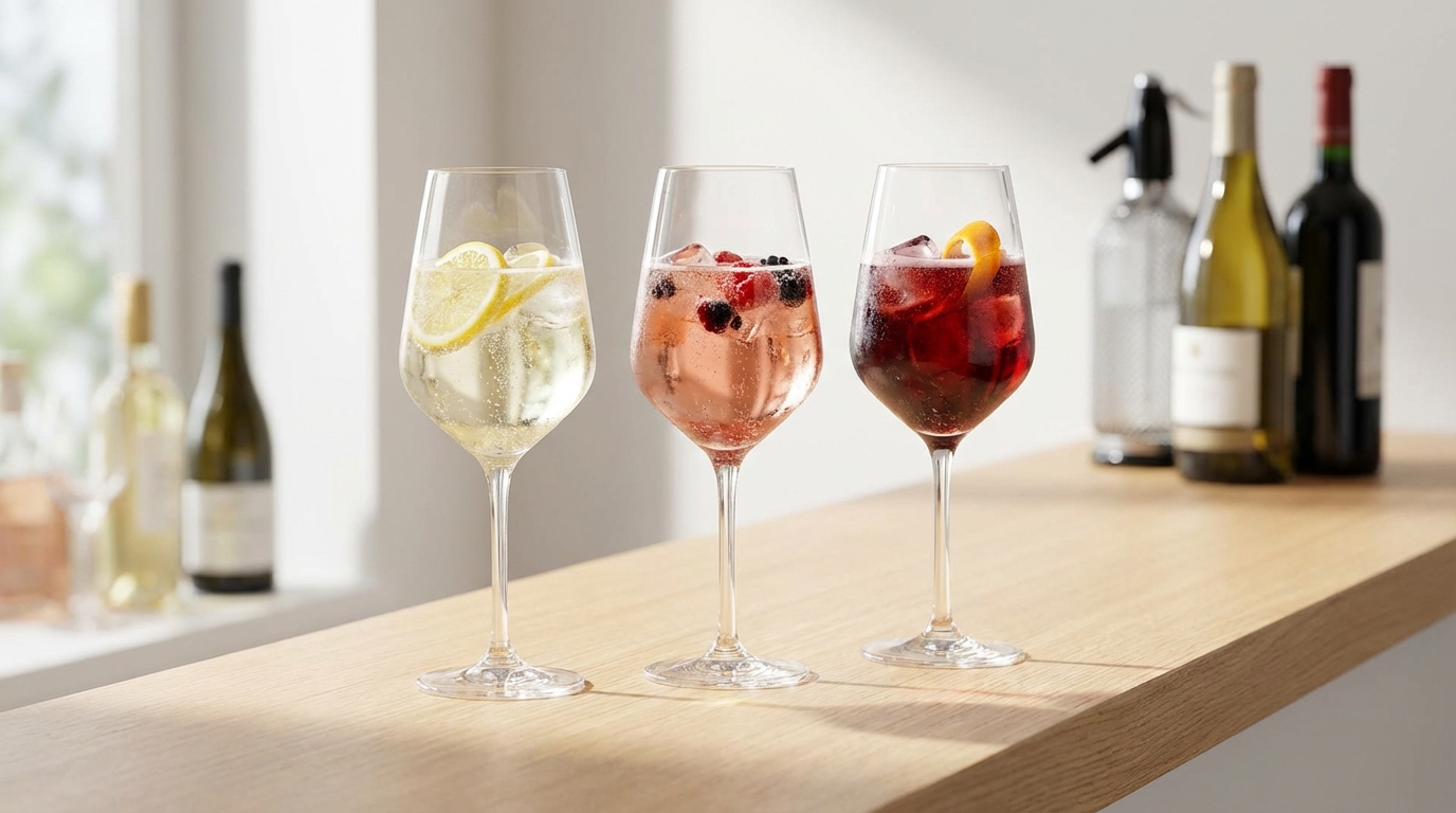 白・赤・ロゼ別|ソーダ割りに合うワインの選び方