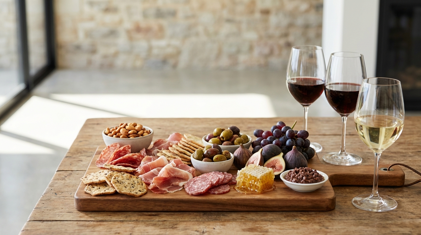 チーズ以外で楽しむワインのおつまみアイデア