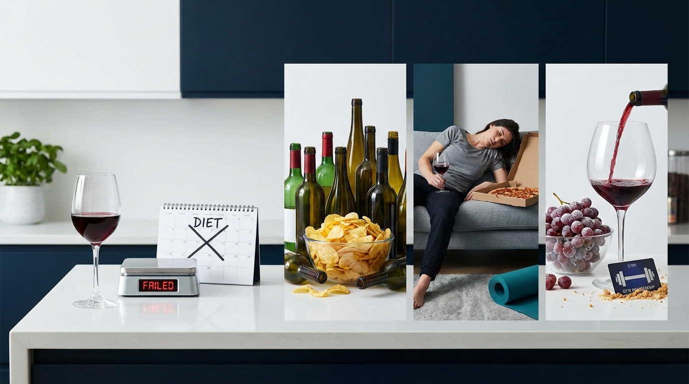 ワインダイエットで失敗する人に共通するNG行動3つ