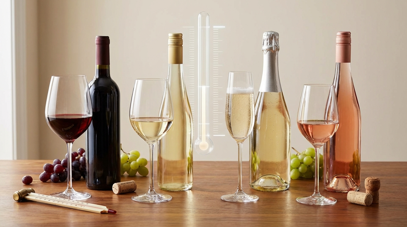 赤・白・スパークリングとロゼワインの度数を比較