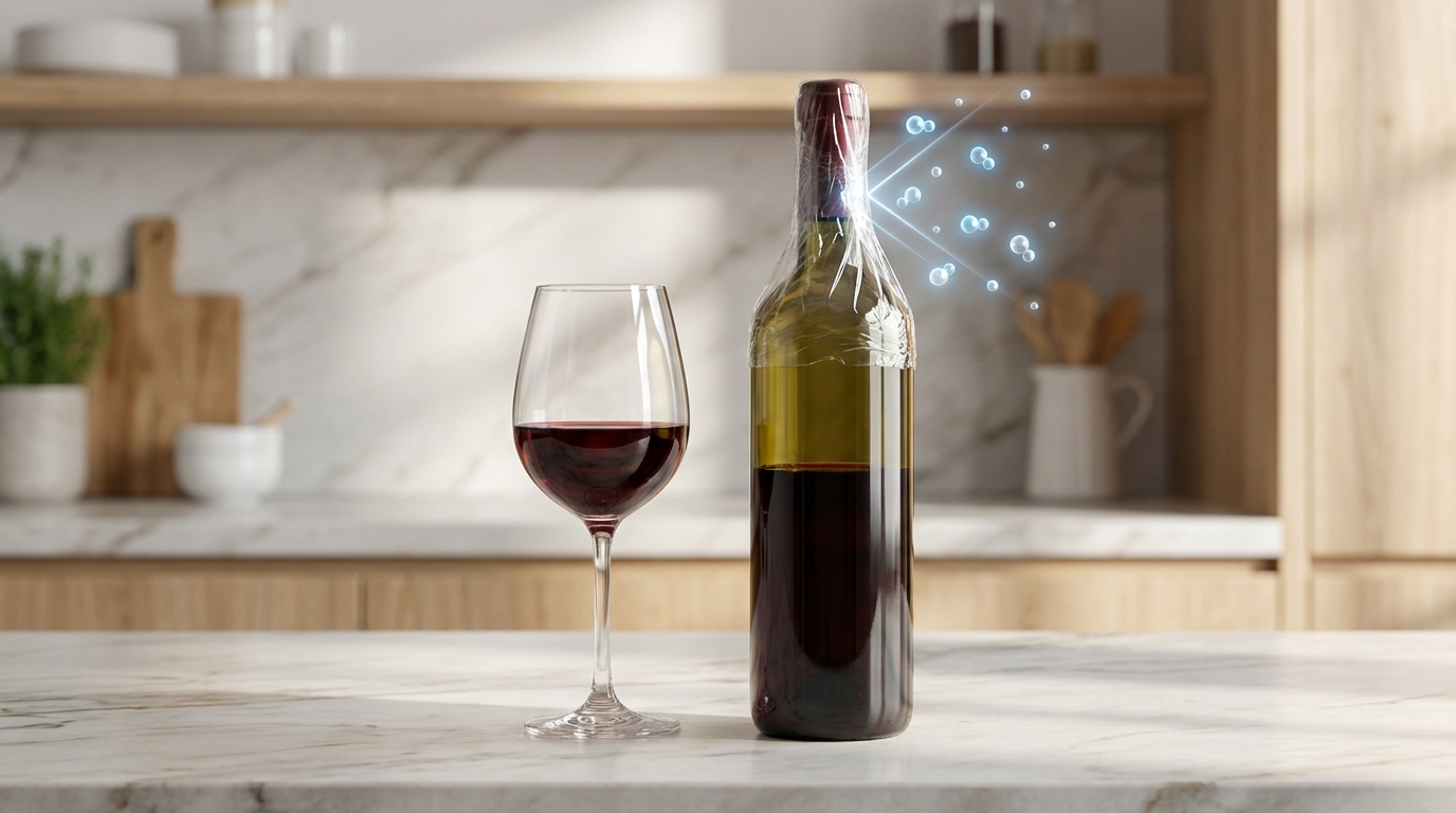 ワインをラップで保存できる理由【酸化の仕組みを解説】