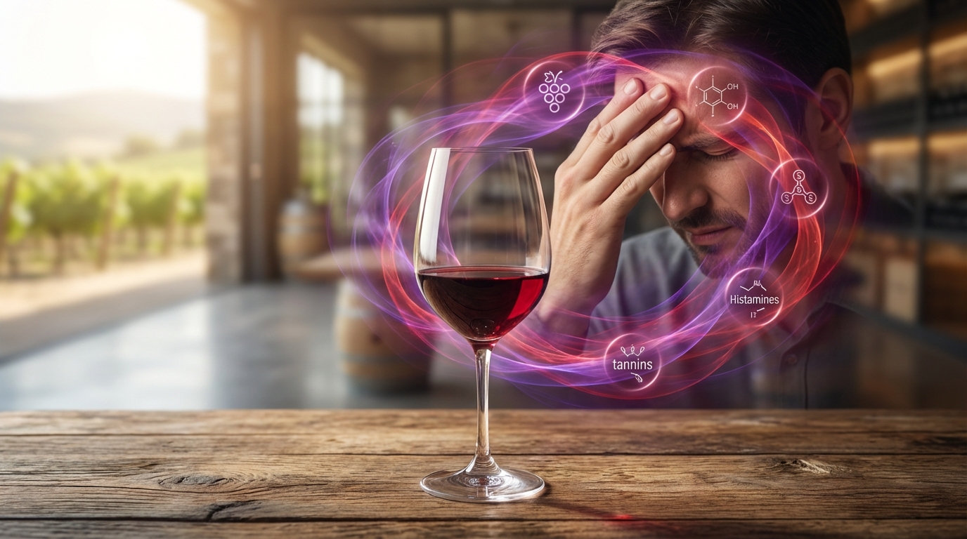 ワイン頭痛はなぜ起きる？5つの原因を徹底解説
