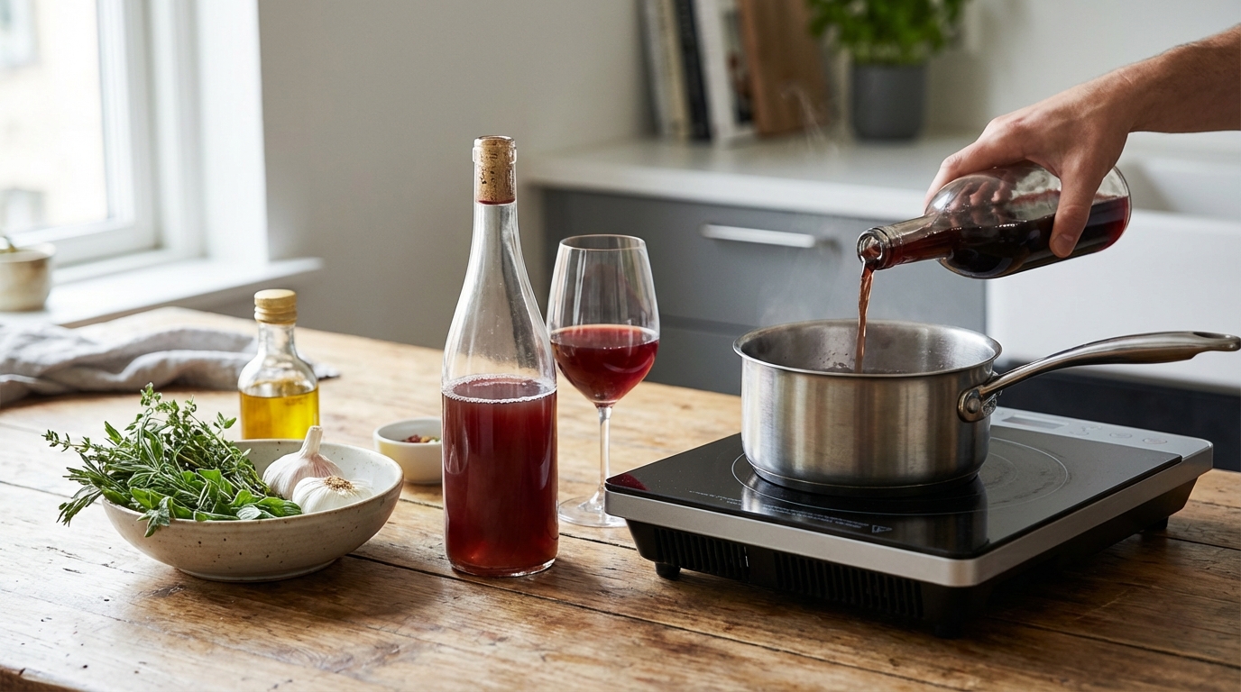 酸っぱくなったワインの賞味期限切れ救済活用法