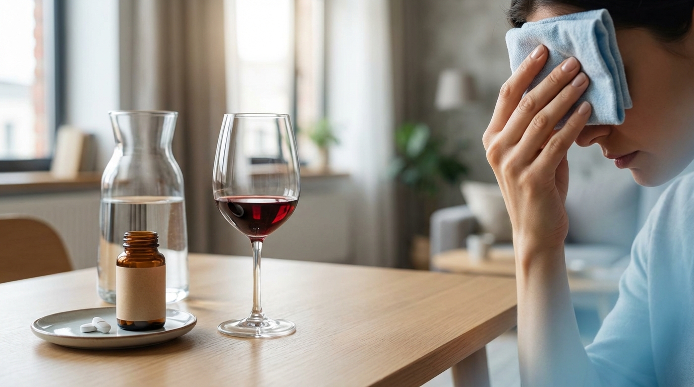 ワインで頭痛が起きたときの対処法