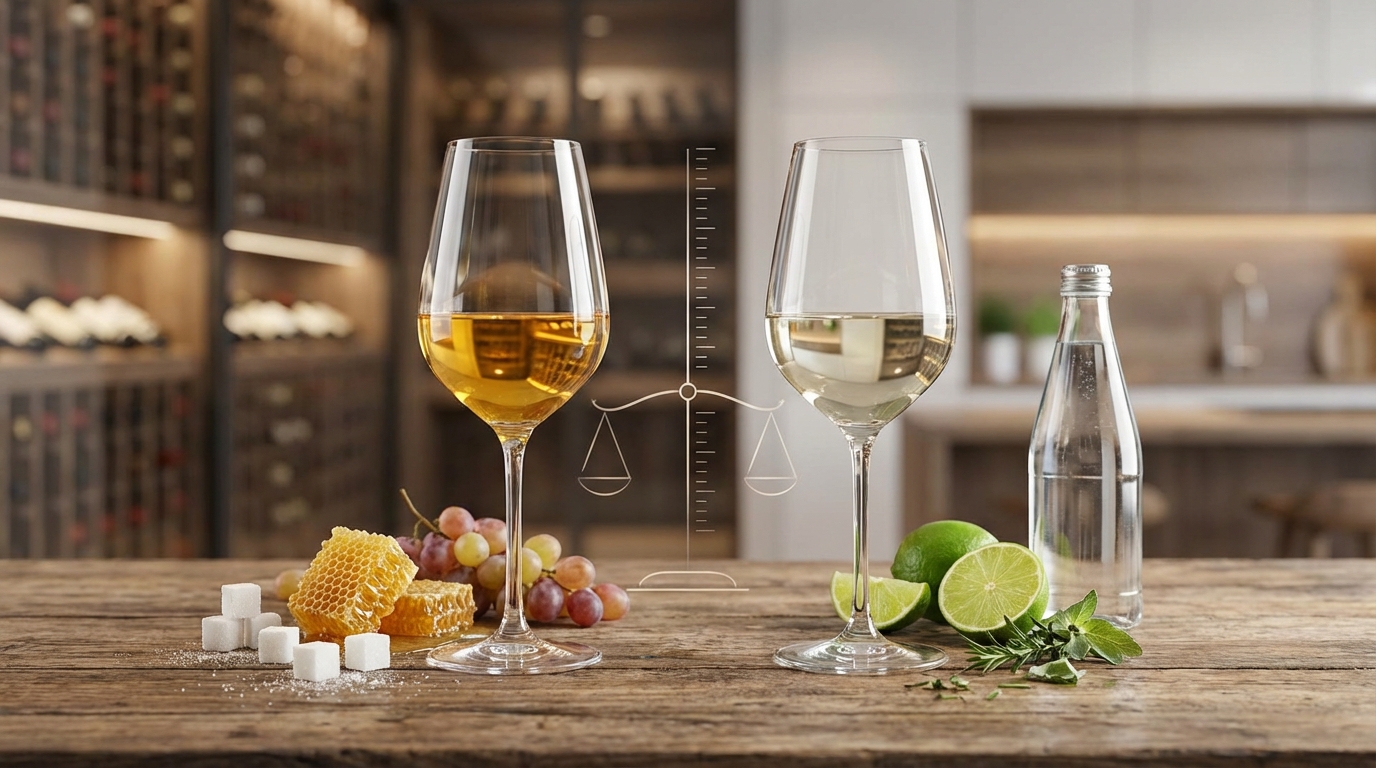 甘口と辛口ワインのカロリー差はどれくらい?