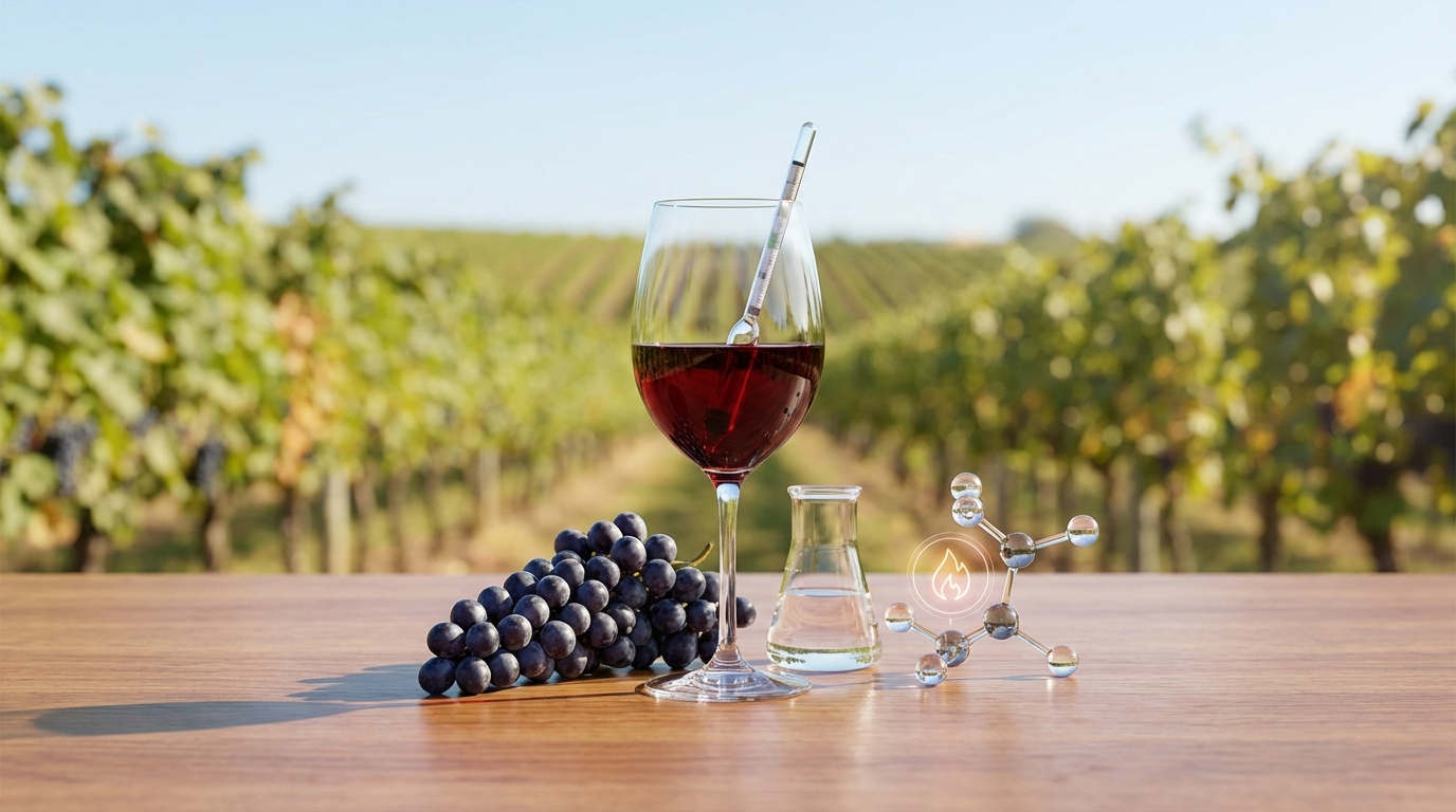 ワインのカロリーが決まる仕組み【アルコール度数との関係】