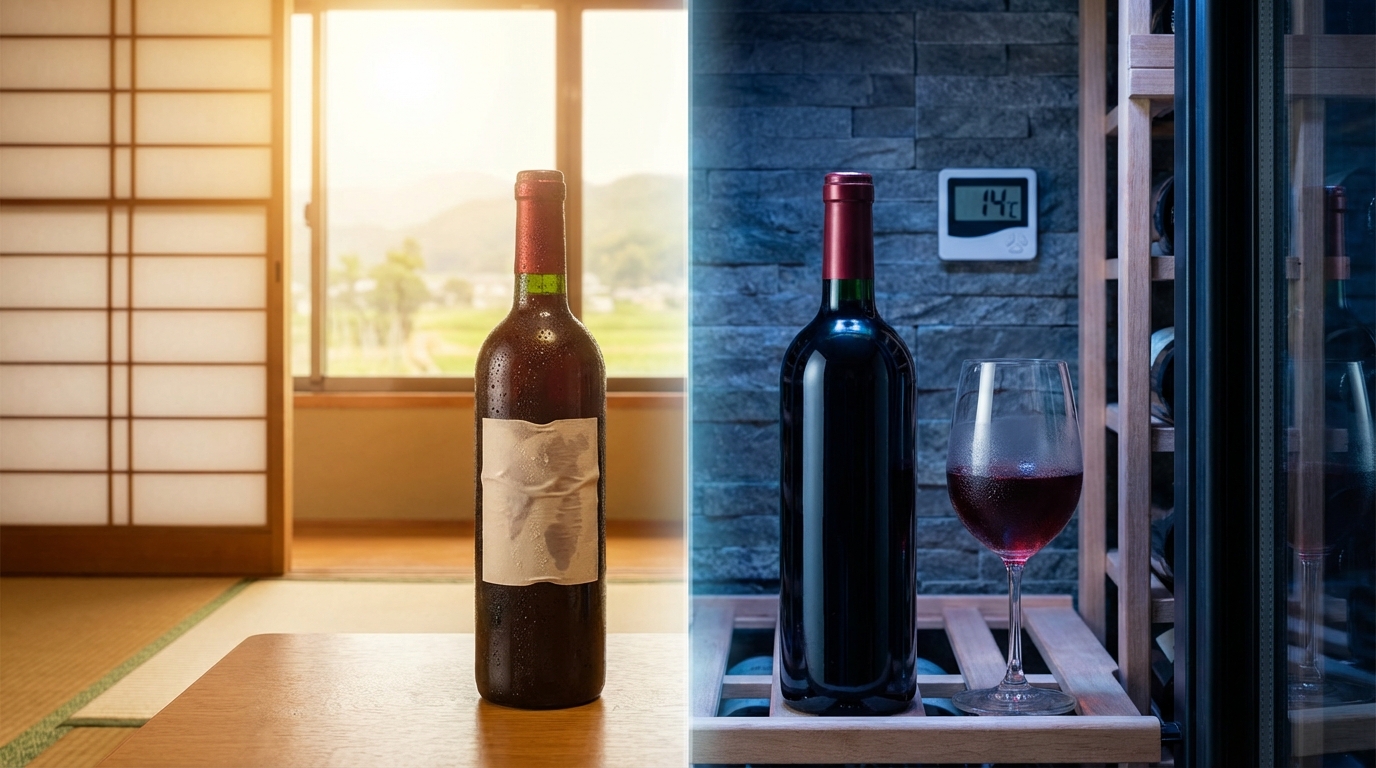 日本の「常温」はワインにとって危険？適正温度との違い
