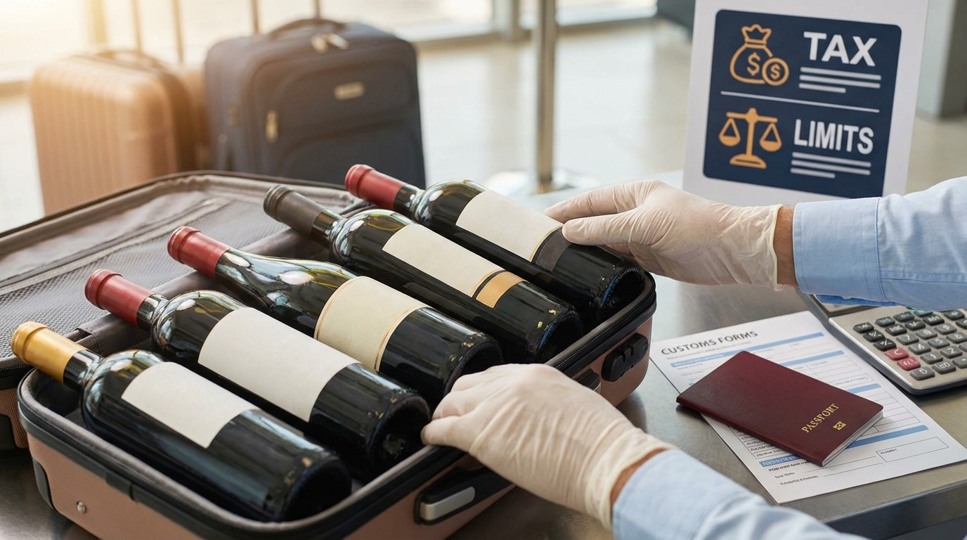 6本以上持ち込む場合の税金と注意点