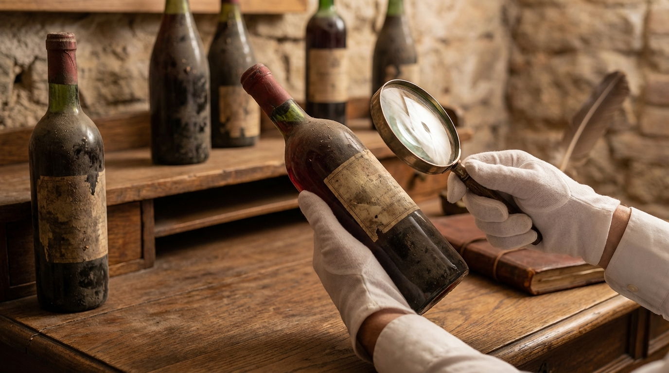 手元の古いワインを売りたい・鑑定に出したい場合