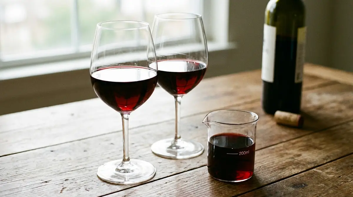 【結論】ワイン200mlはグラス約1.5杯分!30秒でわかる基本情報