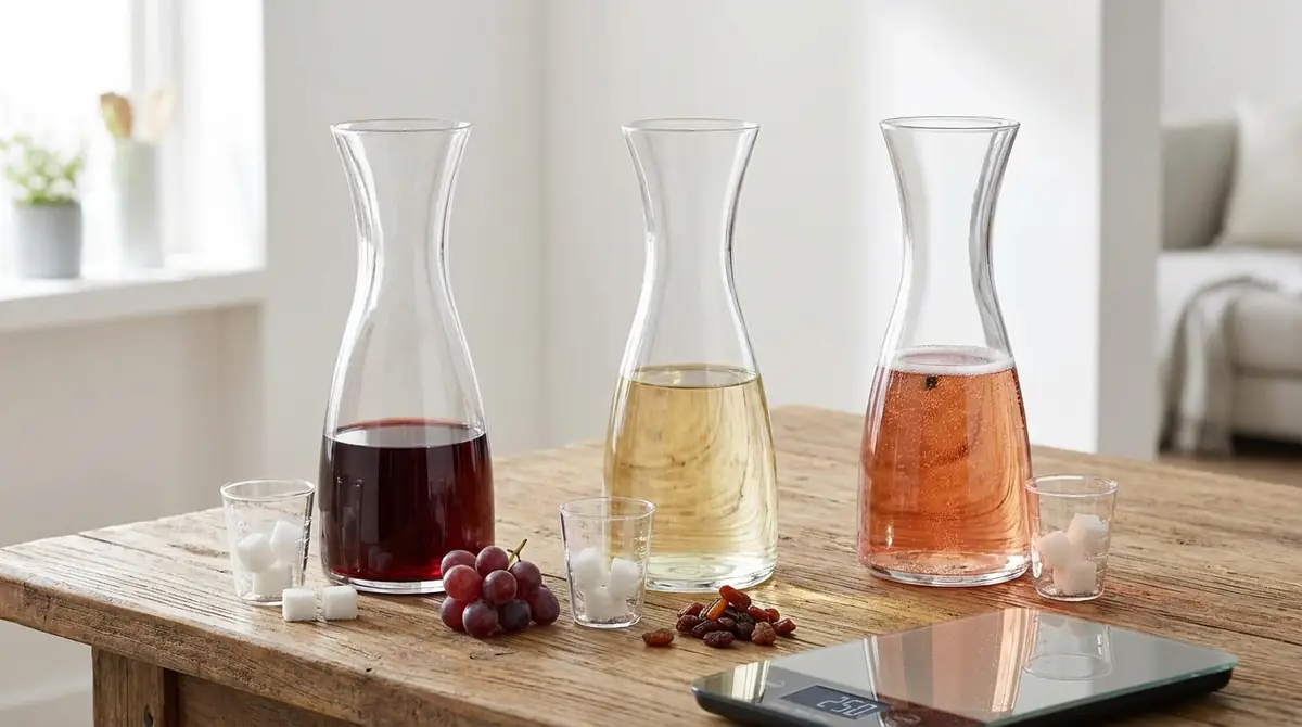 ワイン250mlのカロリー・糖質・アルコール量を種類別に比較