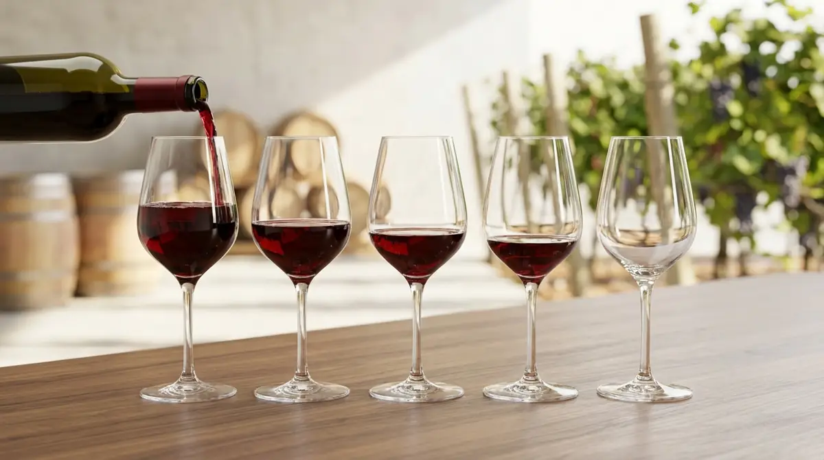 ワイン1本の容量は750ml|グラス約5〜6杯分が目安