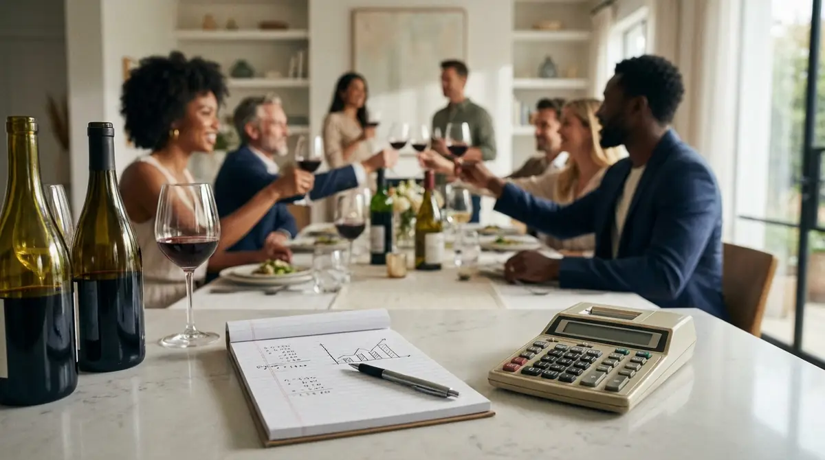 パーティーに必要なワイン本数の計算方法【早見表付き】