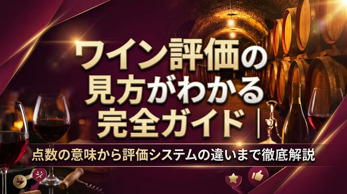 ワイン評価の見方がわかる完全ガイド|点数の意味から評価システムの違いまで徹底解説