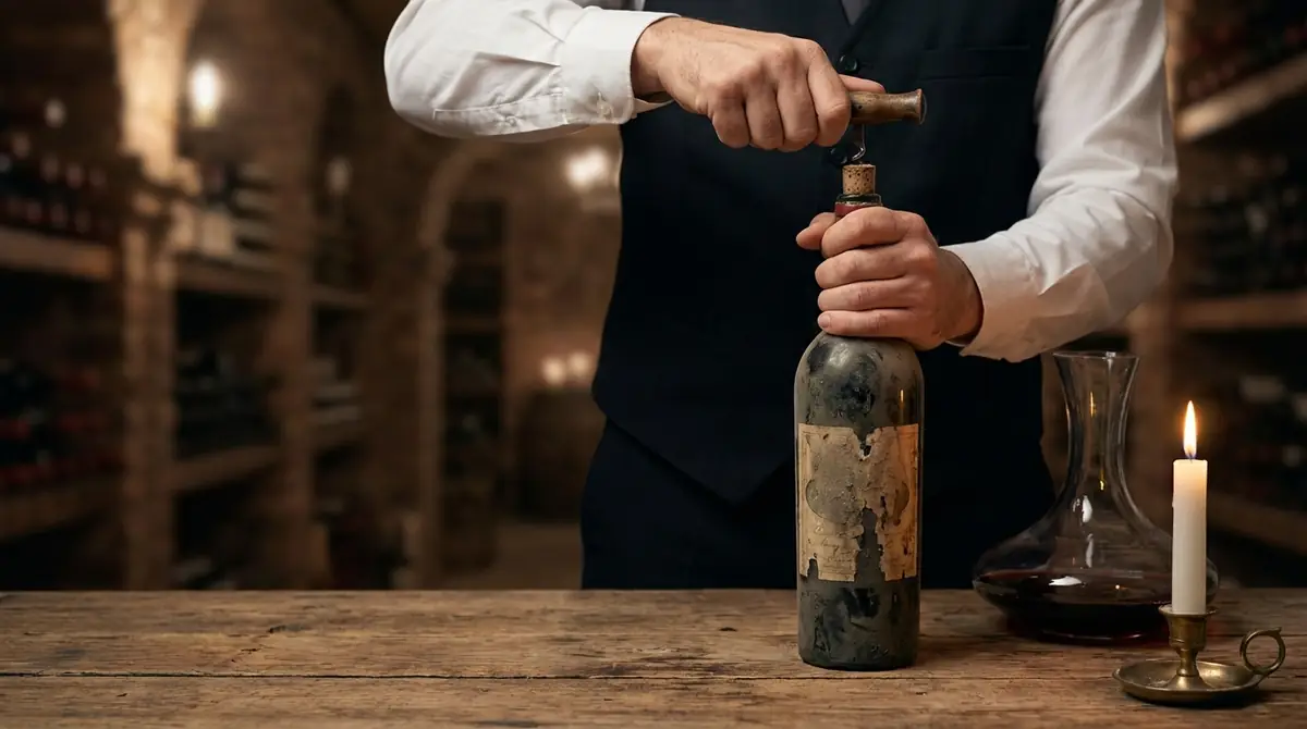 古い年代のワインを開けるときの注意点