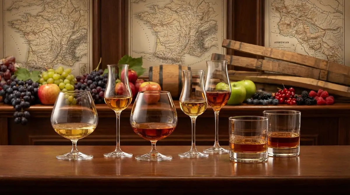 ブランデーの種類｜産地と原料による違い