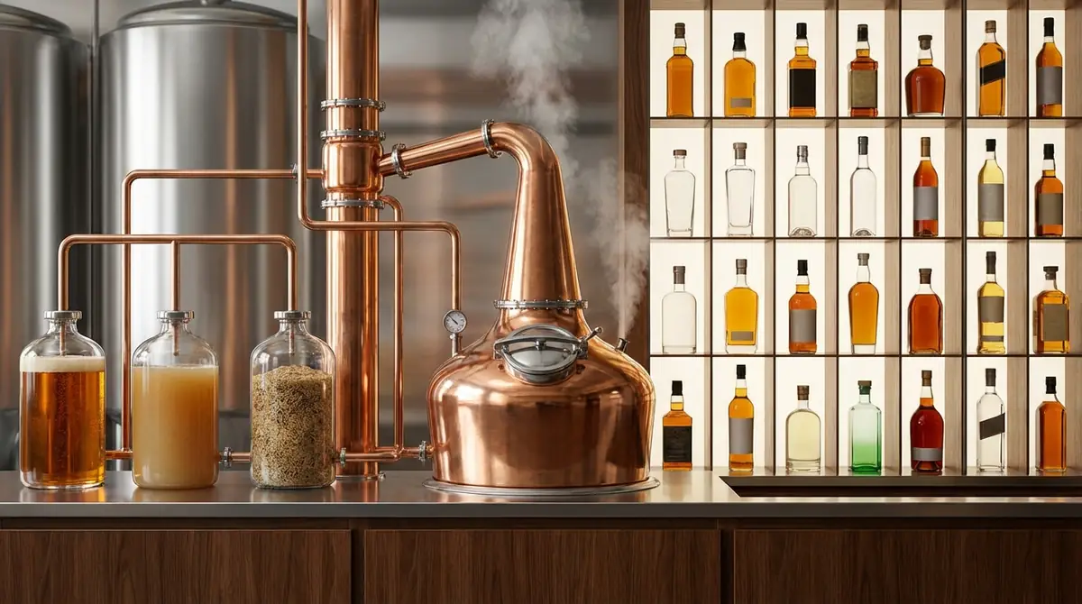 ワイン以外のお酒を蒸留すると何になる？一覧表で解説