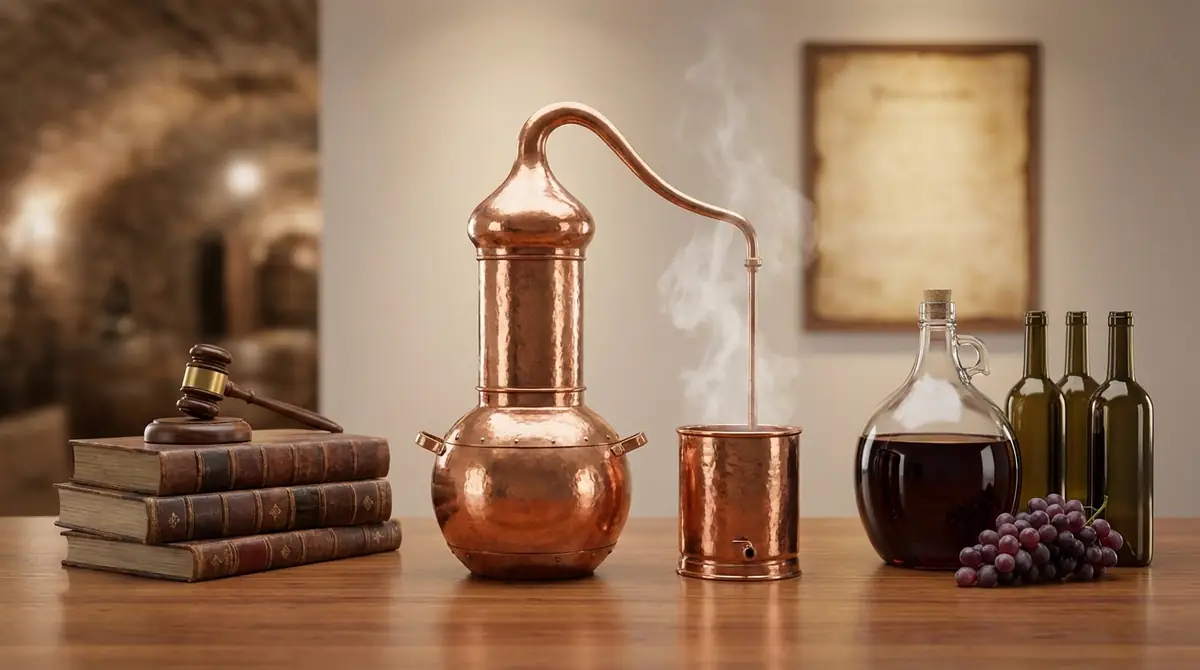 自分でワインを蒸留できる？法律上の注意点