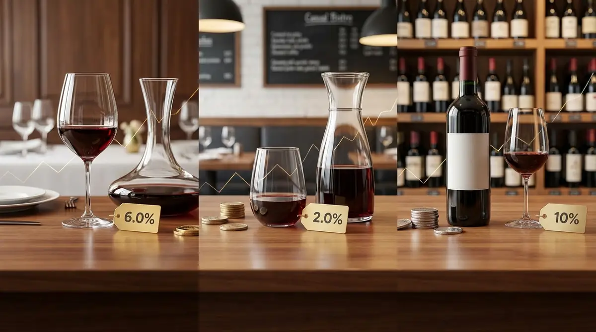 業態別に見るワイン原価率の詳細