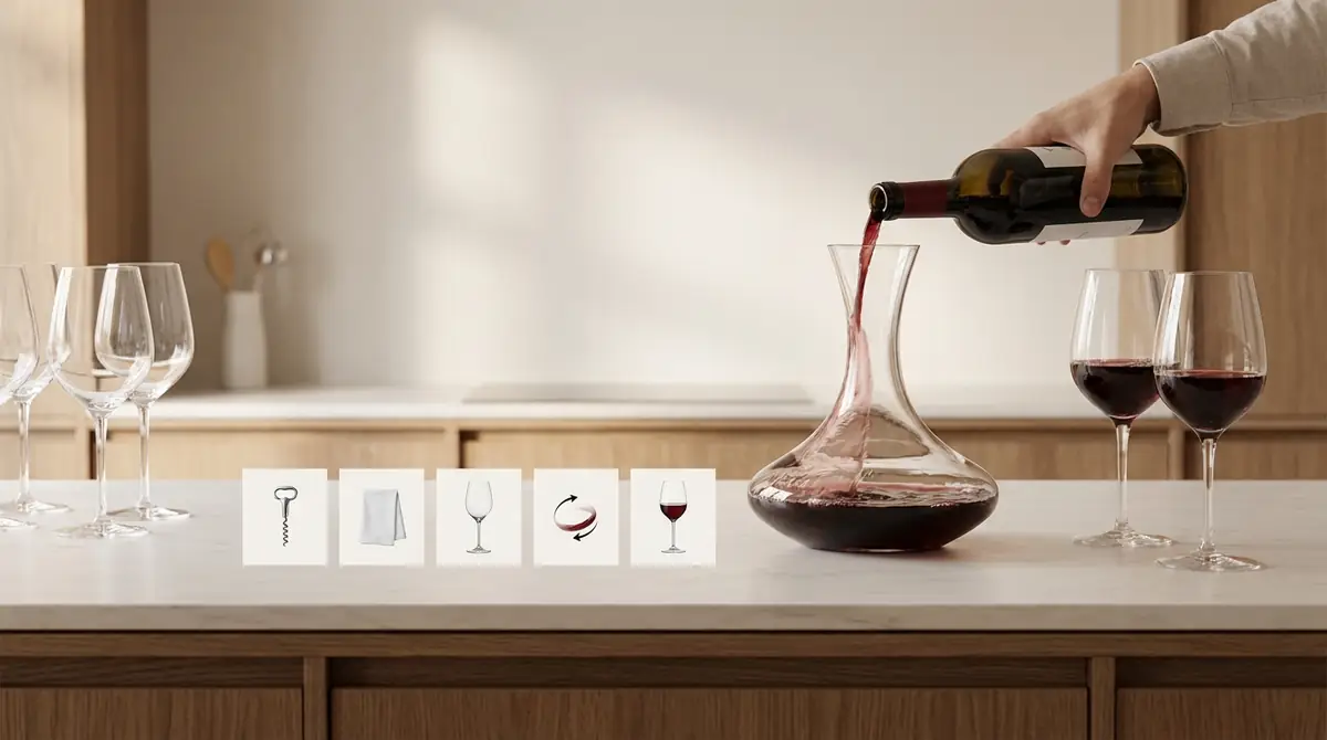 デキャンタの使い方5ステップ｜初心者でも失敗しない手順