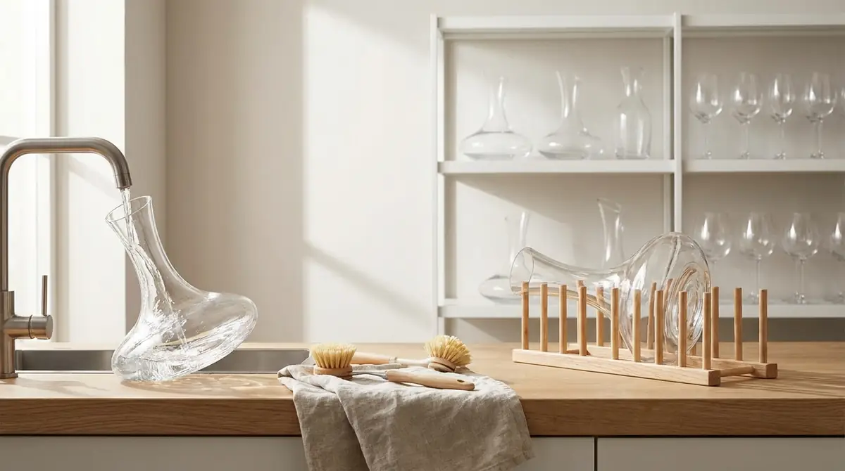 デキャンタの洗い方と保管方法