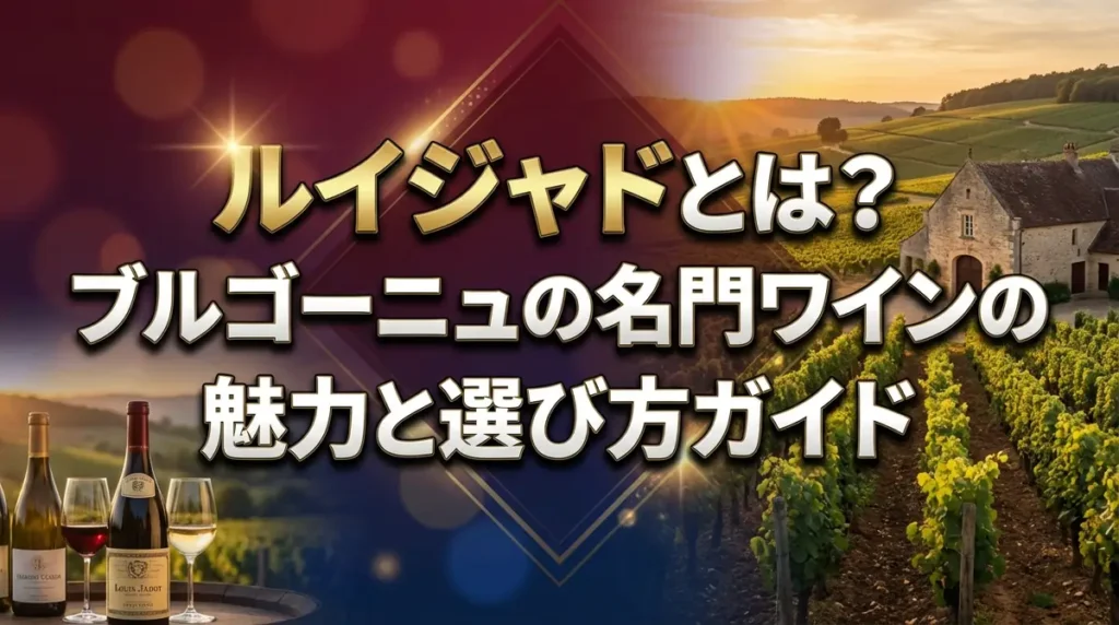 ルイジャドとは？ブルゴーニュの名門ワインの魅力と選び方ガイド