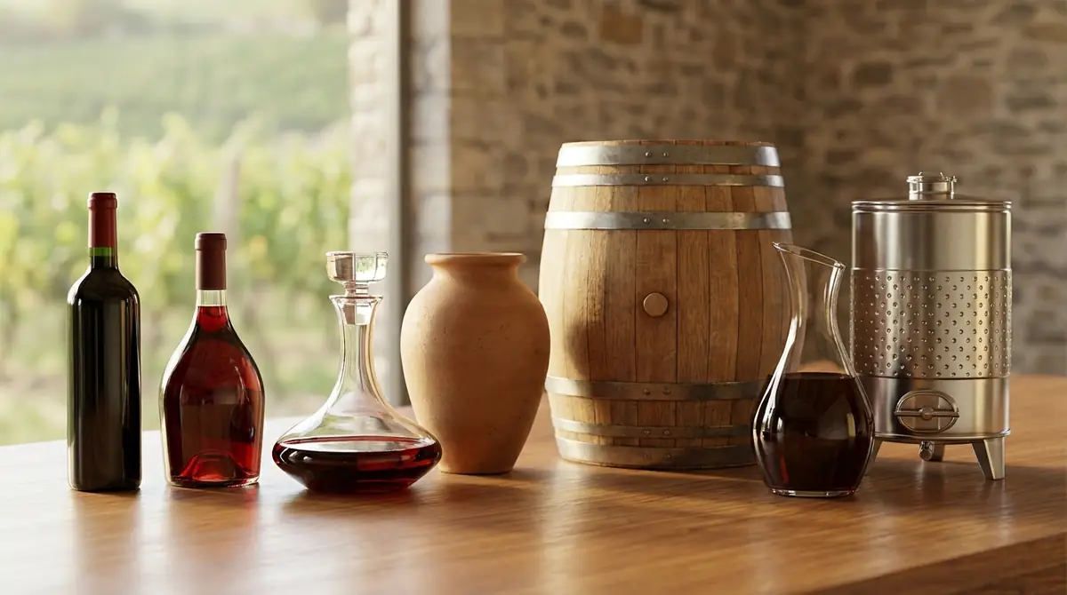 ワインを入れる容器の種類一覧|名前・役割・使い分け