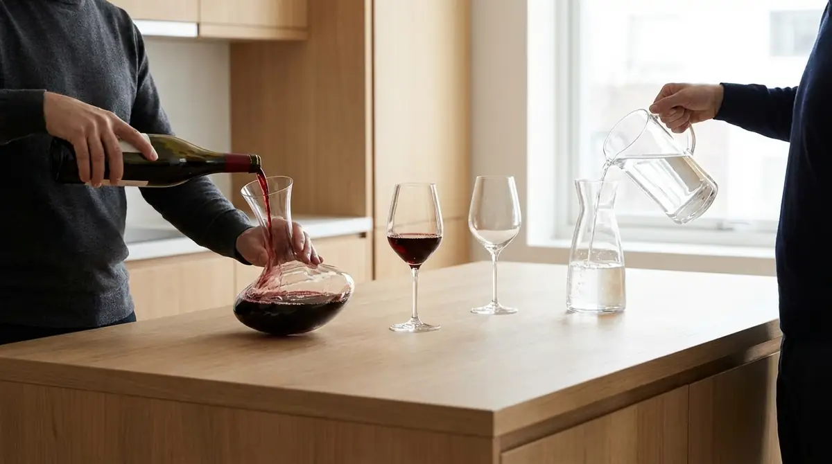 【初心者向け】デキャンタ・カラフェの使い方|5ステップで解説