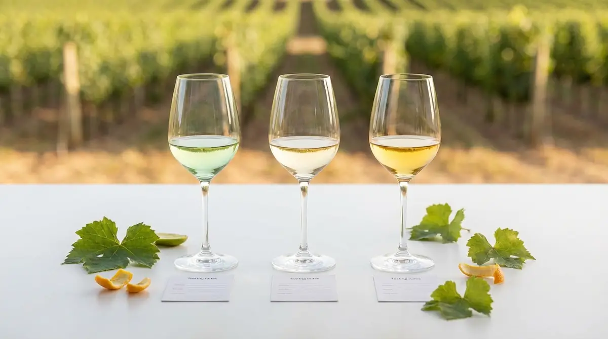 他の白ワイン品種との違い｜ソーヴィニヨン・ブランやリースリングと比較