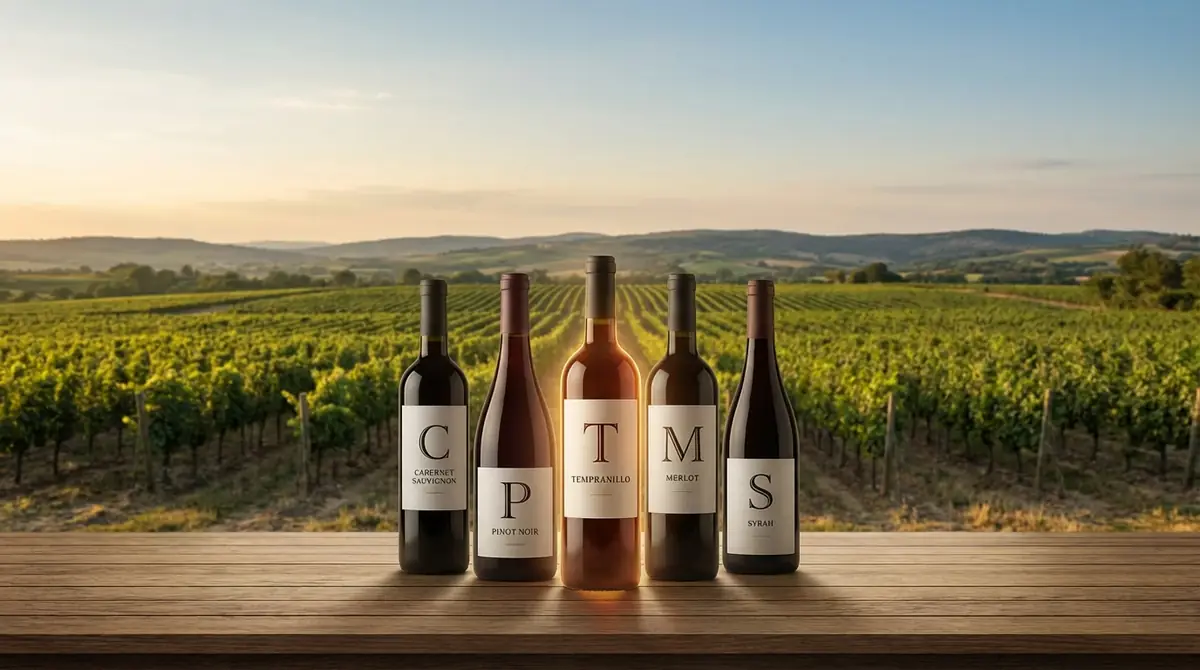 他の品種と比較するテンプラニーリョの立ち位置