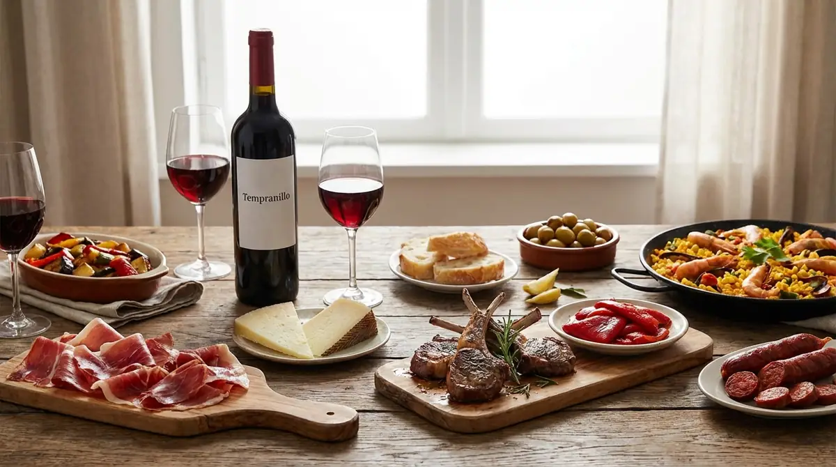 テンプラニーリョに合う料理・ペアリング