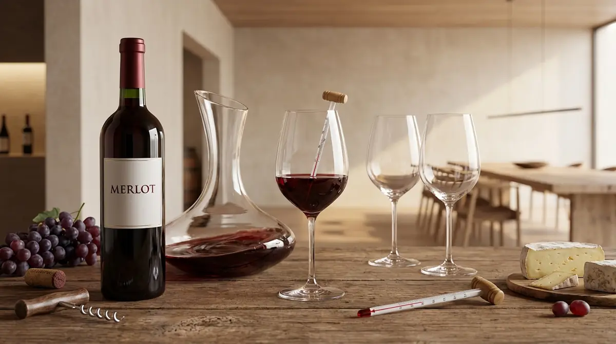 メルローの美味しい飲み方:温度・グラス・デキャンタージュ